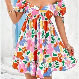 Floral Off-Shoulder Dress